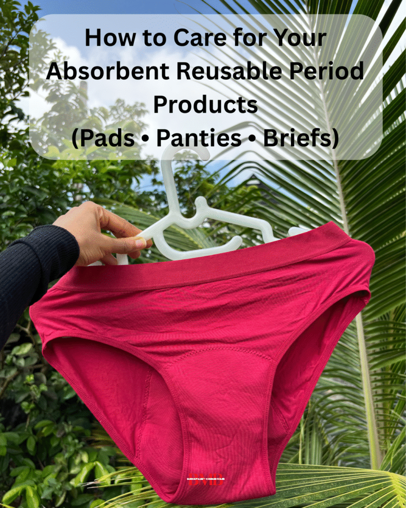 Reusable Rpdoucts How to Care for Your Absorbent Reusable Period Products – Bloody Mary's Box