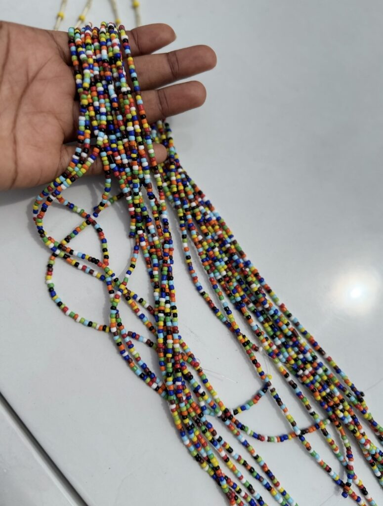 Multicolor waistbeads