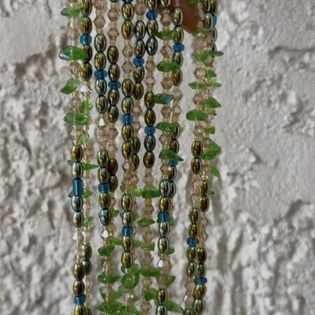 Green shards waistbeads